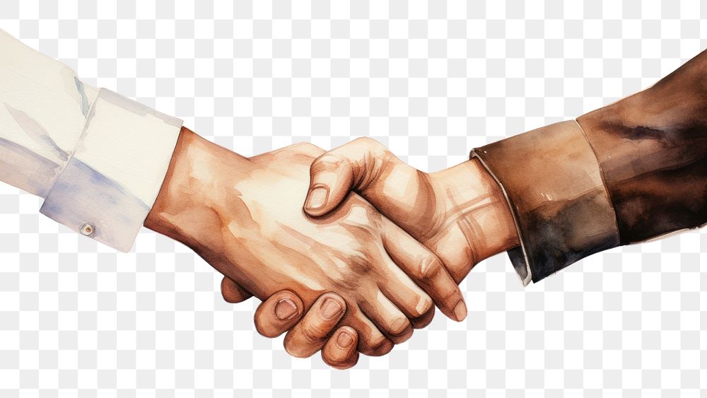 PNG Hand handshake adult transparent background