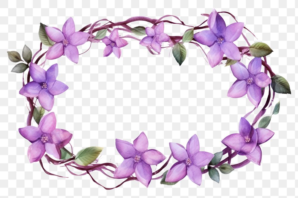 PNG Violet ivy flower purple plant. AI generated Image by rawpixel.
