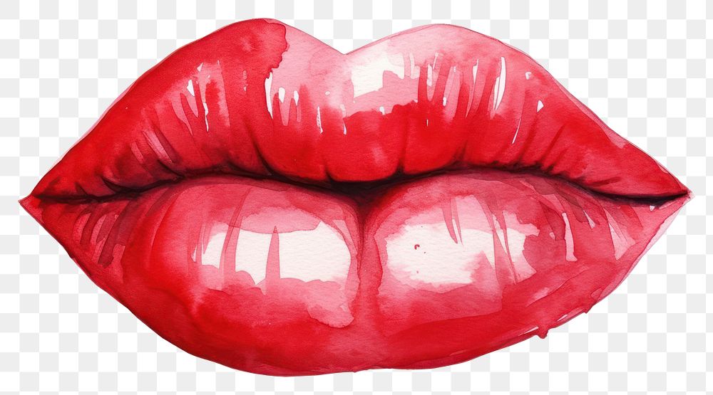 PNG Lipstick drawing freshness cosmetics. AI generated Image by rawpixel.