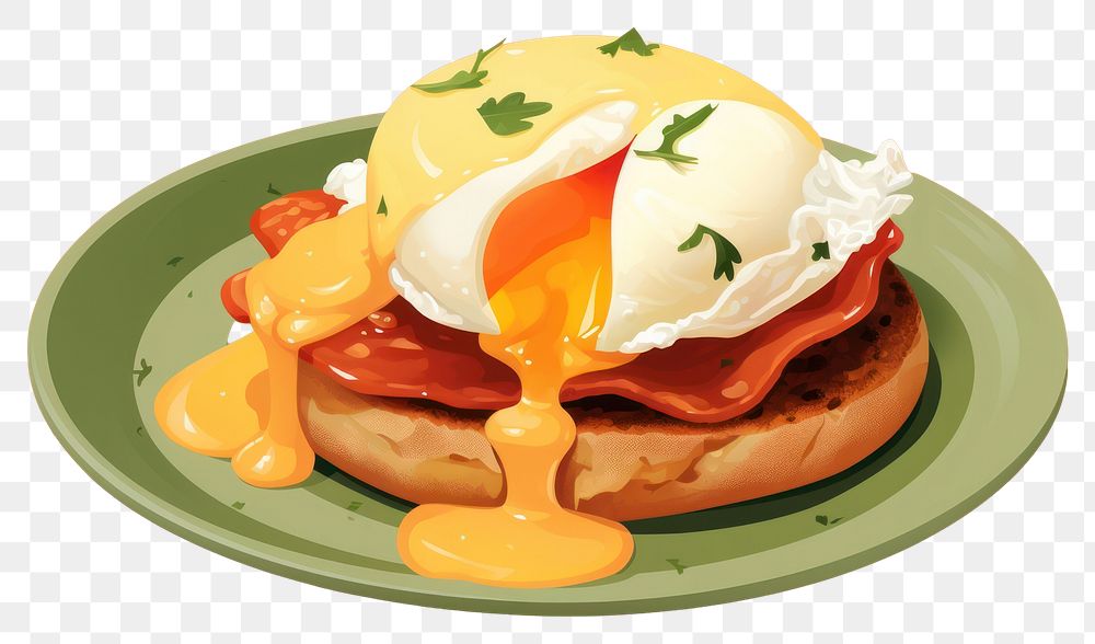 PNG Egg brunch food breakfast. AI generated Image by rawpixel.