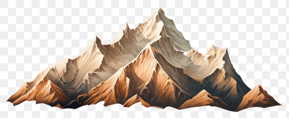 PNG Landscape mountain nature tranquility. AI generated Image by rawpixel.