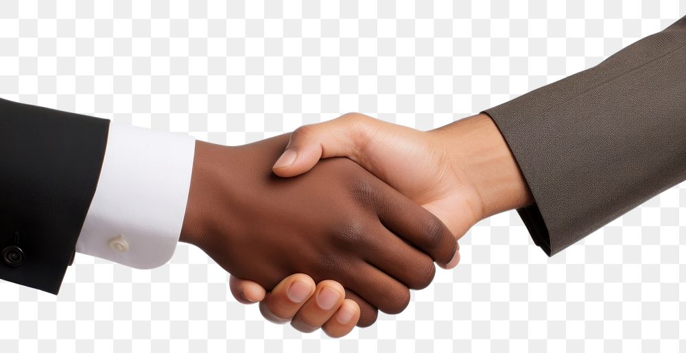 PNG Hand handshake agreement transparent background