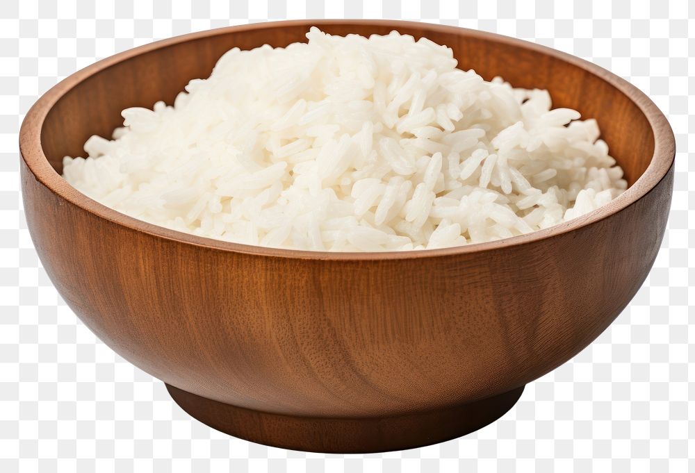 PNG Rice bowl white food. AI generated Image by rawpixel.