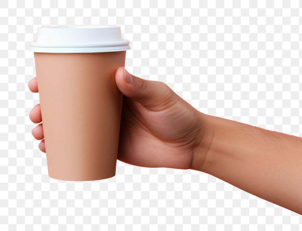 PNG Coffee cup holding drink. AI generated Image by rawpixel.