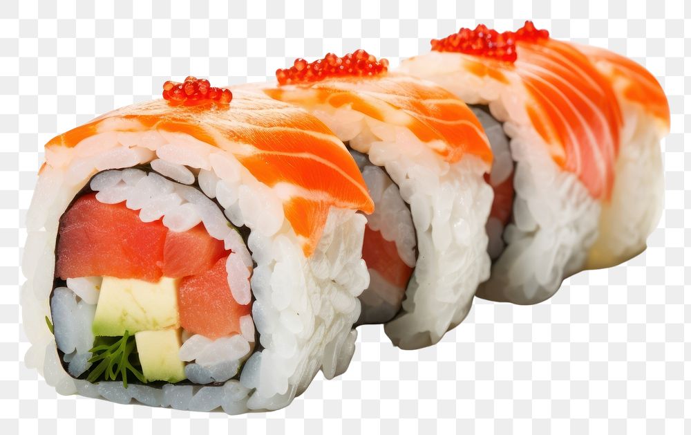PNG Sushi food rice dish. AI generated Image by rawpixel.