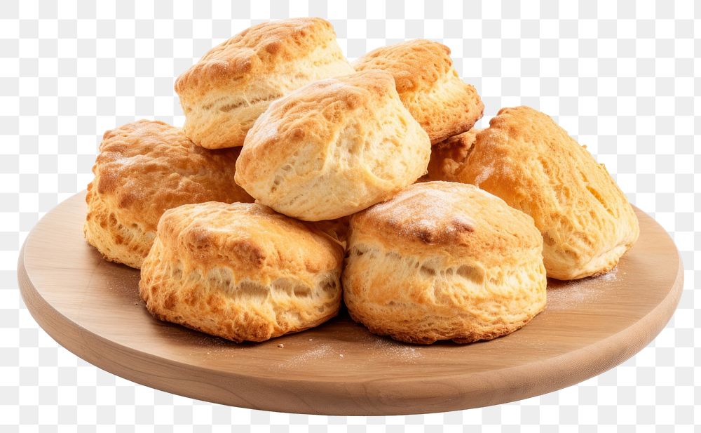 PNG Scones dessert bread scone. AI generated Image by rawpixel.