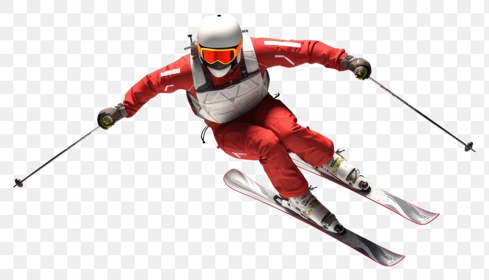 PNG  Skiing jumping sports helmet. AI generated Image by rawpixel.