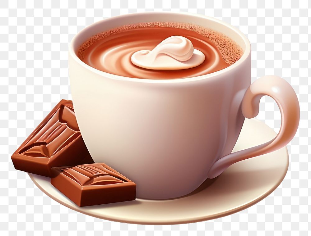 PNG Chocolate dessert coffee saucer. AI generated Image by rawpixel.
