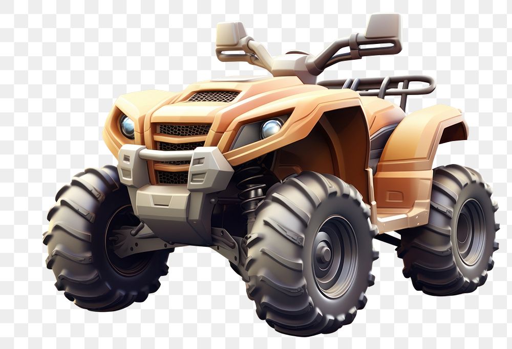 PNG Vehicle cartoon atv transportation. AI generated Image by rawpixel.