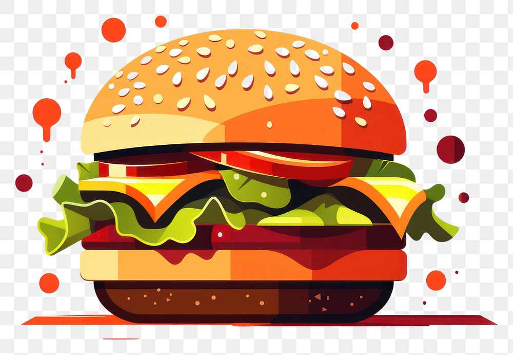 PNG Burger food transportation automobile transparent background