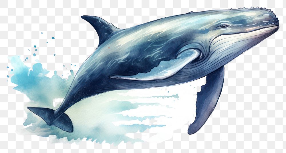 PNG Whale animal mammal fish. AI generated Image by rawpixel.