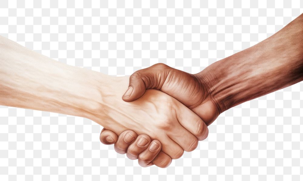 PNG Handshake agreement greeting finger. 