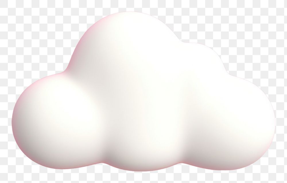 PNG Cloud fluffy white petal. AI generated Image by rawpixel.