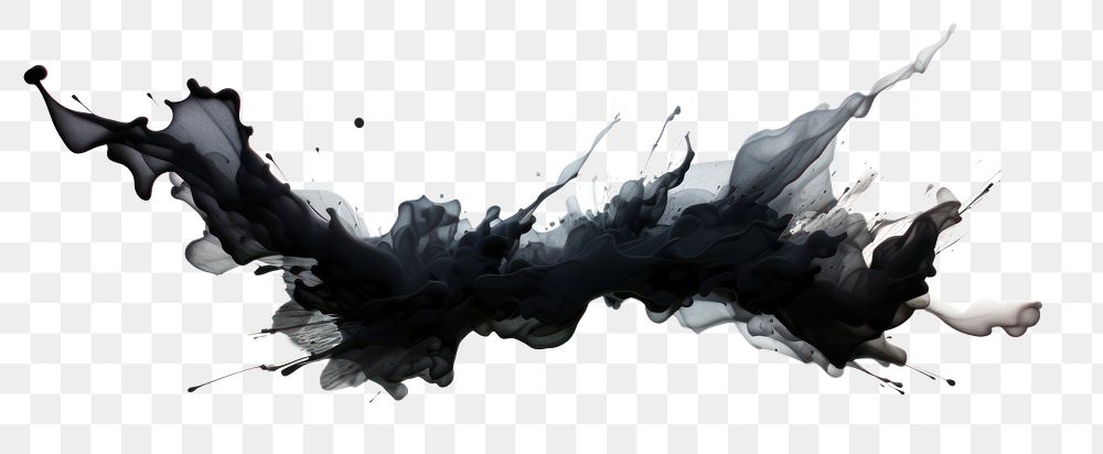 PNG Paint ink white background splattered. AI generated Image by rawpixel.