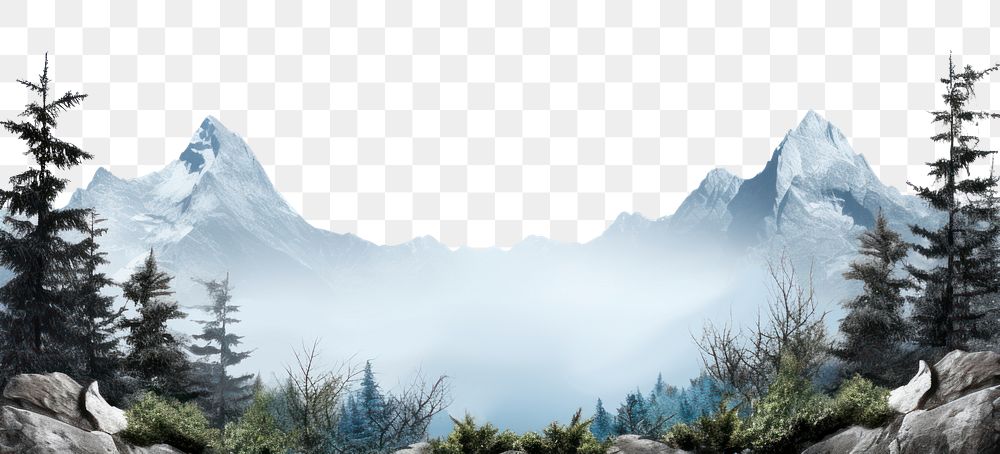 PNG Landscape mountain wilderness outdoors. AI generated Image by rawpixel.