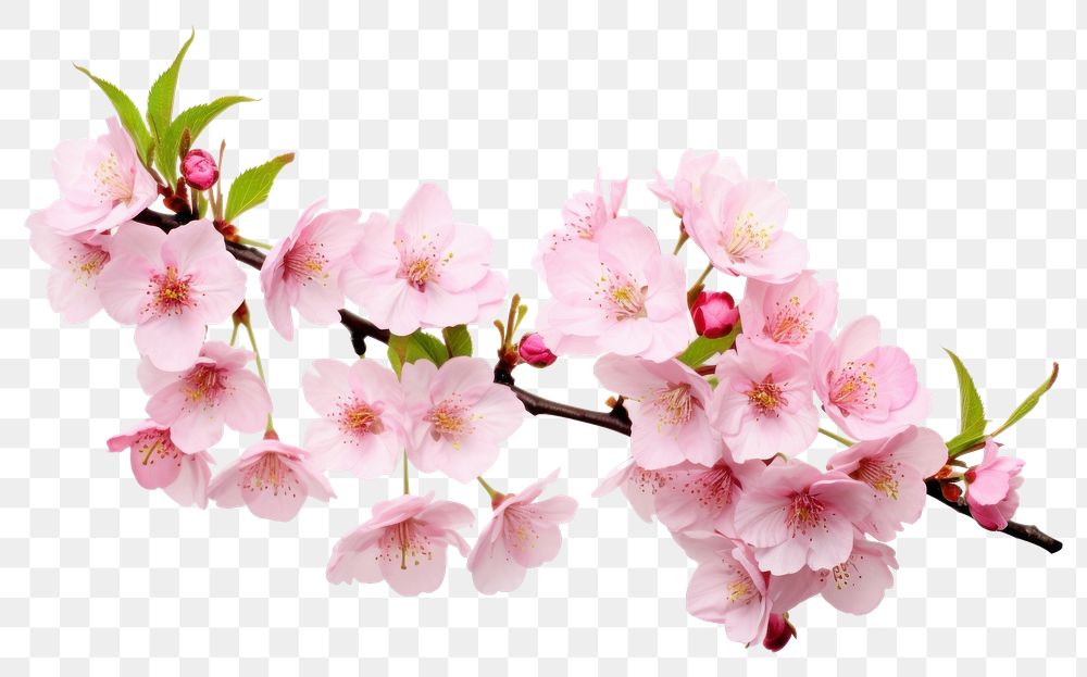 PNG Blossom flower cherry plant. 