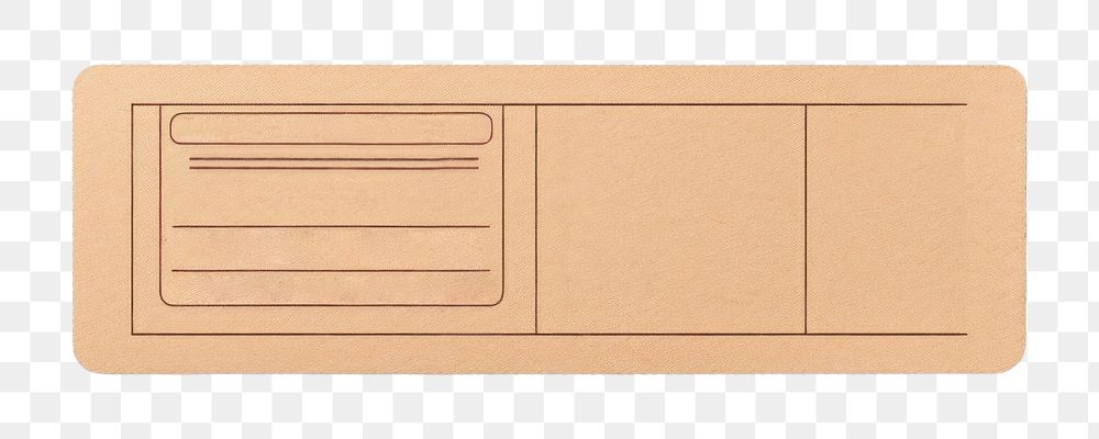 PNG Paper text envelope. 