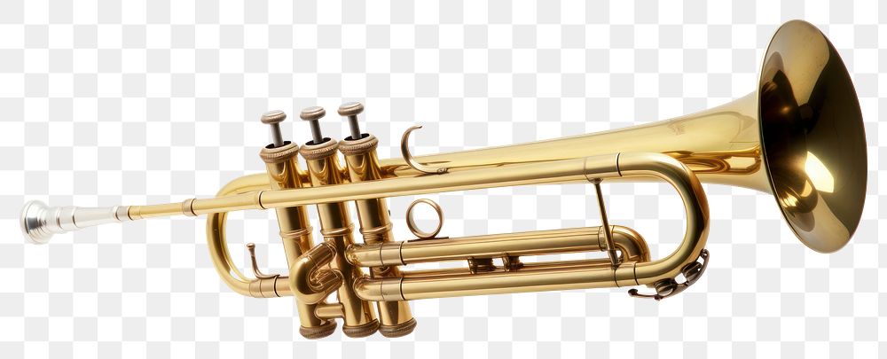 PNG Trumpet horn transparent background performance. AI generated Image by rawpixel.