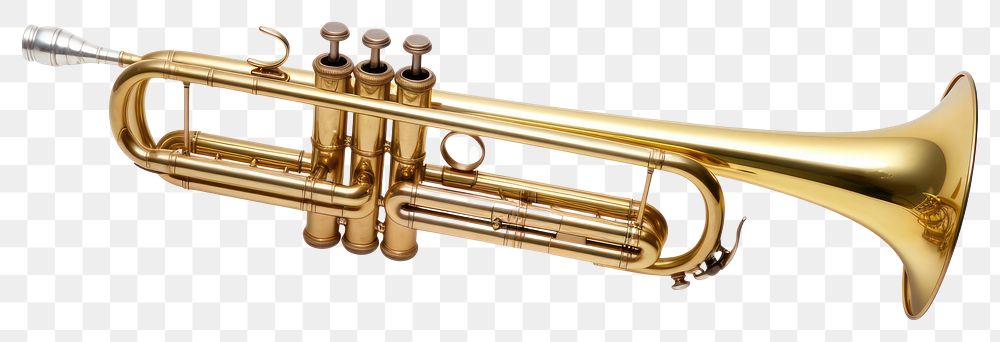 Trumpet. Music instruments.