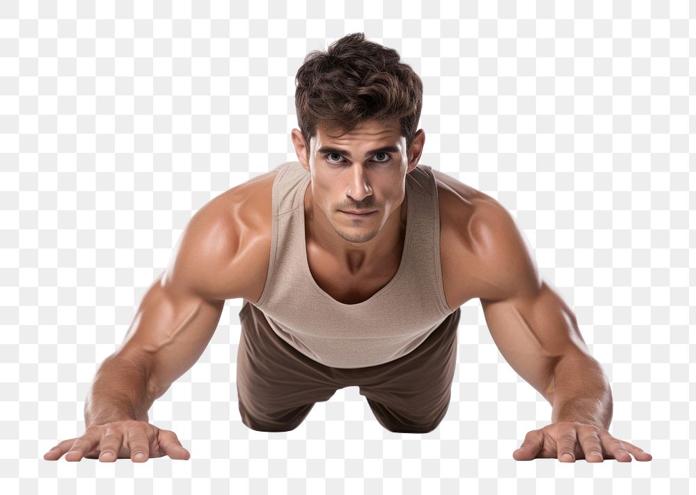 PNG Exercise sports adult man. AI generated Image by rawpixel.