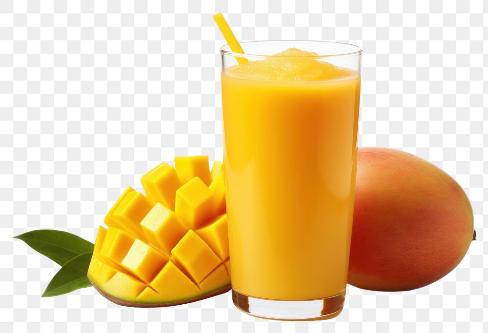 PNG Mango fruit juice drink. AI generated Image by rawpixel.