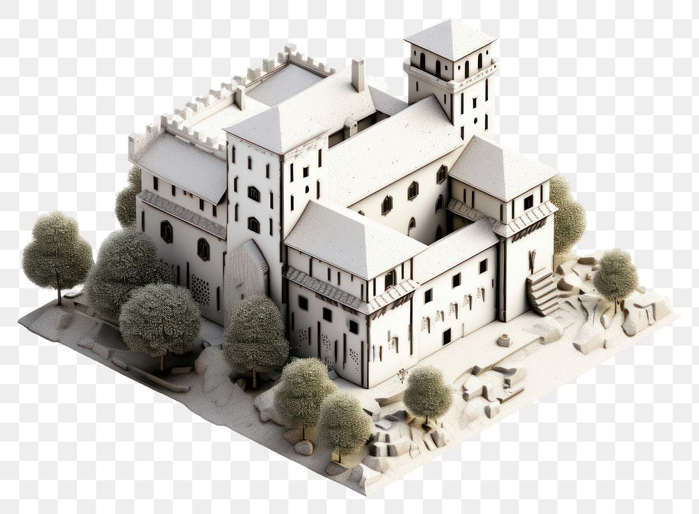 PNG Architecture building castle transparent background. AI generated Image by rawpixel.