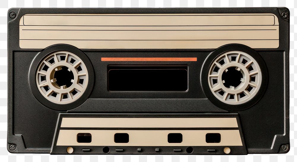 PNG Electronics cassette technology nostalgia. AI generated Image by rawpixel.