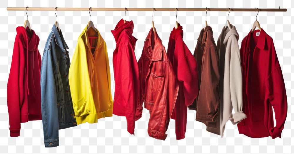 PNG Jacket clothesline coathanger clothespin. AI generated Image by rawpixel.