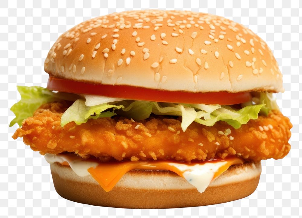 PNG Burger food hamburger condiment transparent background