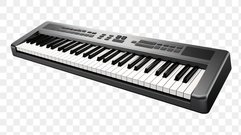 PNG Keyboard piano electronic keyboard white background