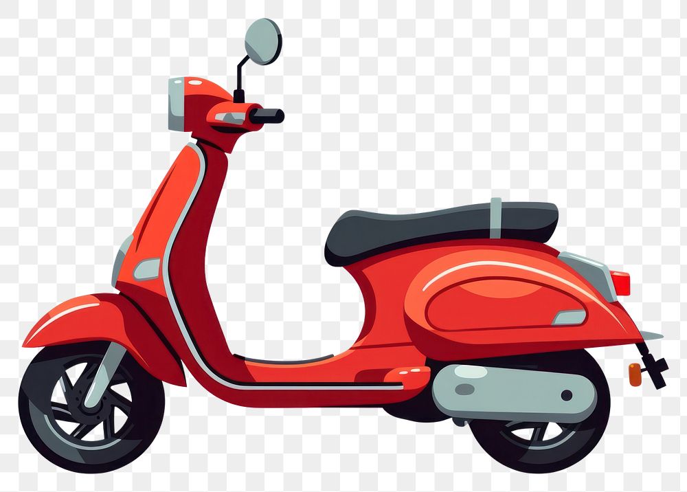 PNG Motorcycle scooter vehicle vespa. AI generated Image by rawpixel.