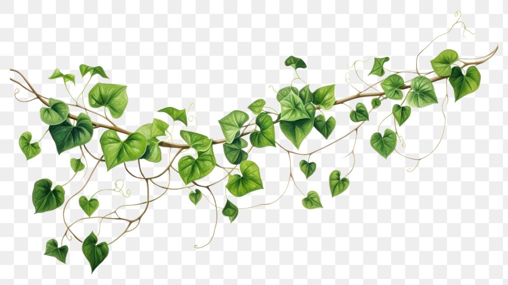 PNG Plant leaf vine transparent background