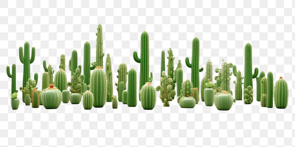 PNG  Cactus plant tranquility nature. AI generated Image by rawpixel.