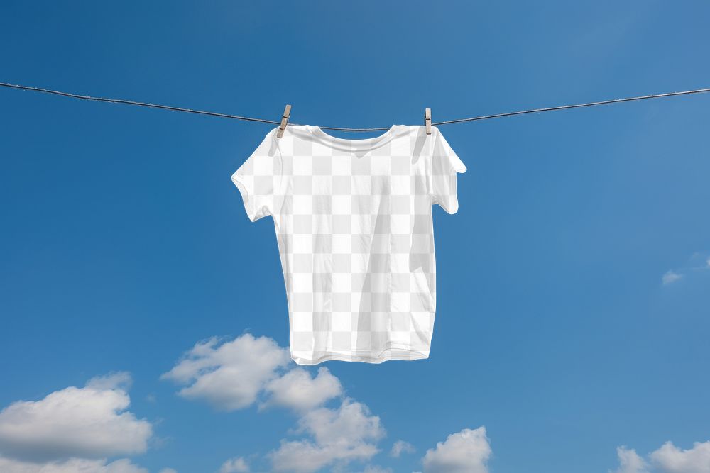 T-shirt png transparent mockup, casual fashion