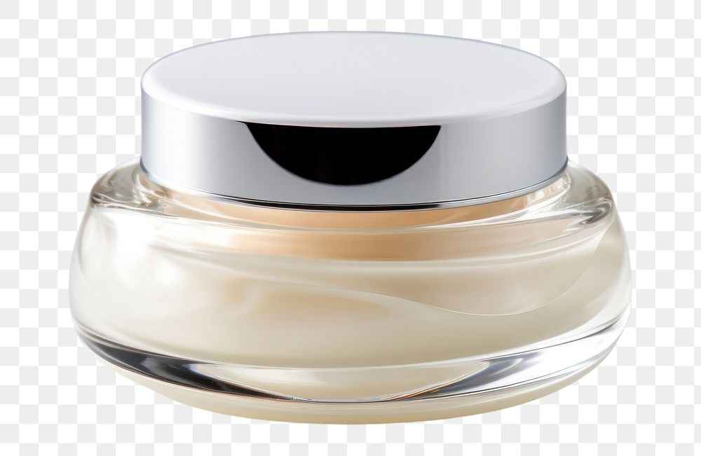 PNG Cosmetics face jar container. AI generated Image by rawpixel.