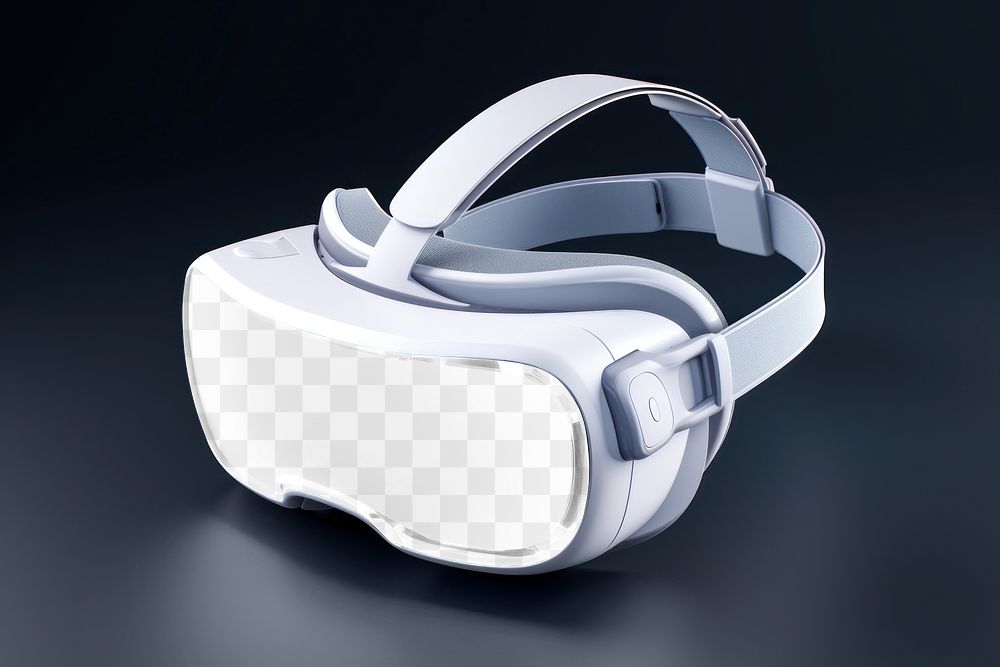 VR glasses png transparent mockup