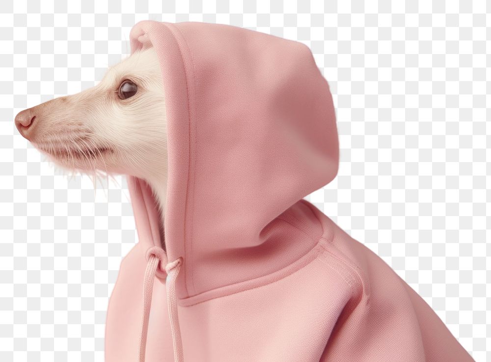 PNG Ferret hood pet apparel. AI generated Image by rawpixel.