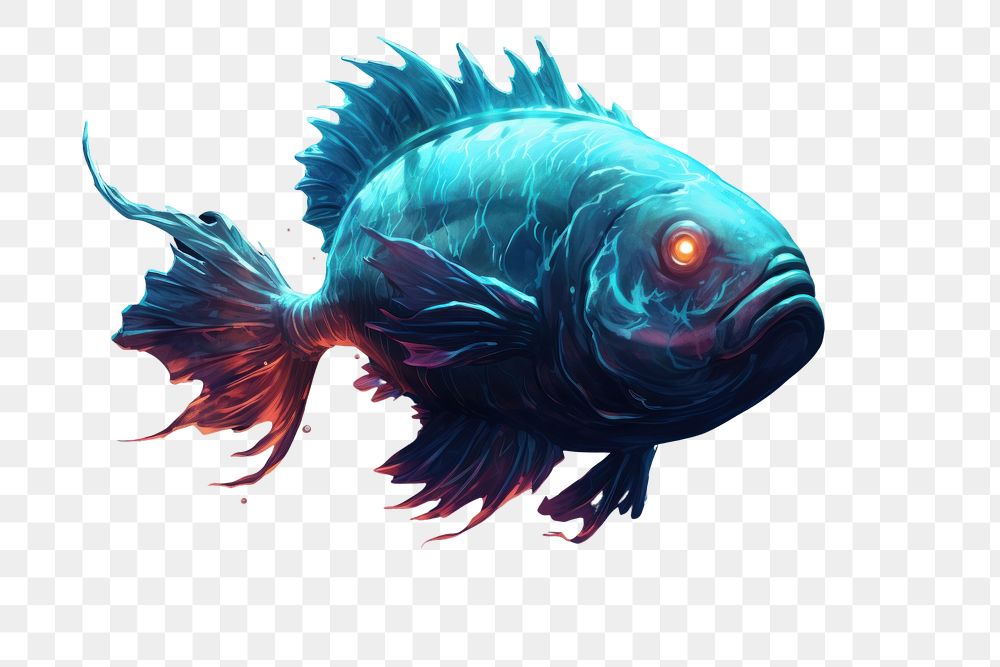 Aquarium animal fish underwater. AI generated Image by rawpixel.