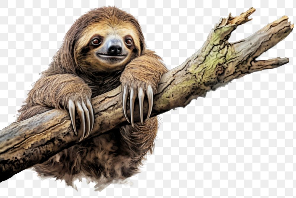 Wildlife animal mammal sloth. 