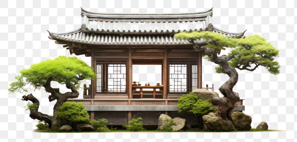 PNG Tea house architecture building pagoda. AI generated Image by rawpixel.