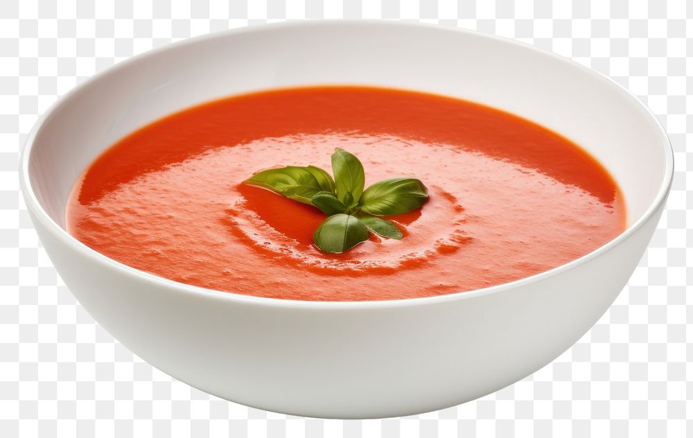 PNG Tomato soup food bowl dish. AI generated Image by rawpixel.