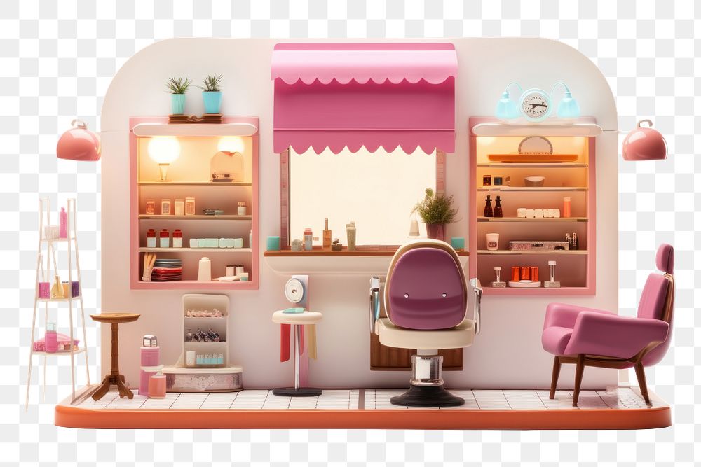 PNG Chair architecture dollhouse furniture. AI generated Image by rawpixel.