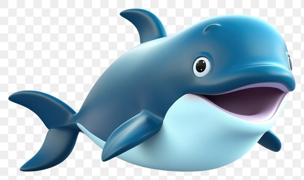 PNG Whale cartoon animal mammal. AI generated Image by rawpixel.
