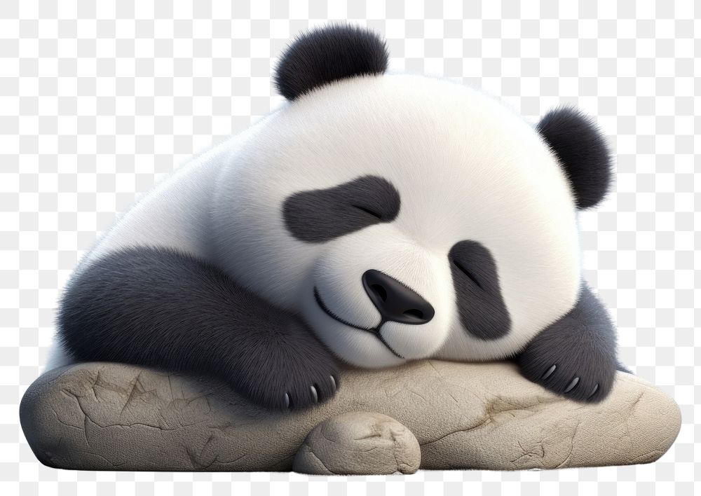 PNG Wildlife sleeping cartoon animal. AI generated Image by rawpixel.