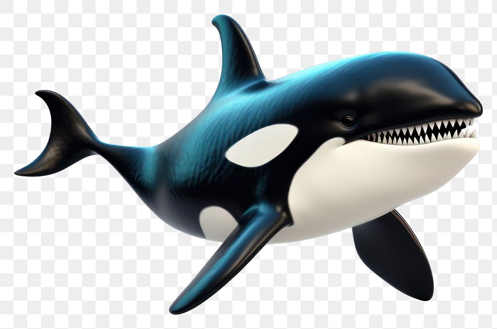 PNG Killer whale animal mammal shark. AI generated Image by rawpixel.