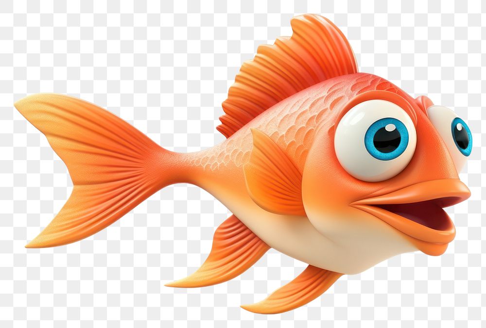 PNG Hammer fish goldfish animal white background. AI generated Image by rawpixel.