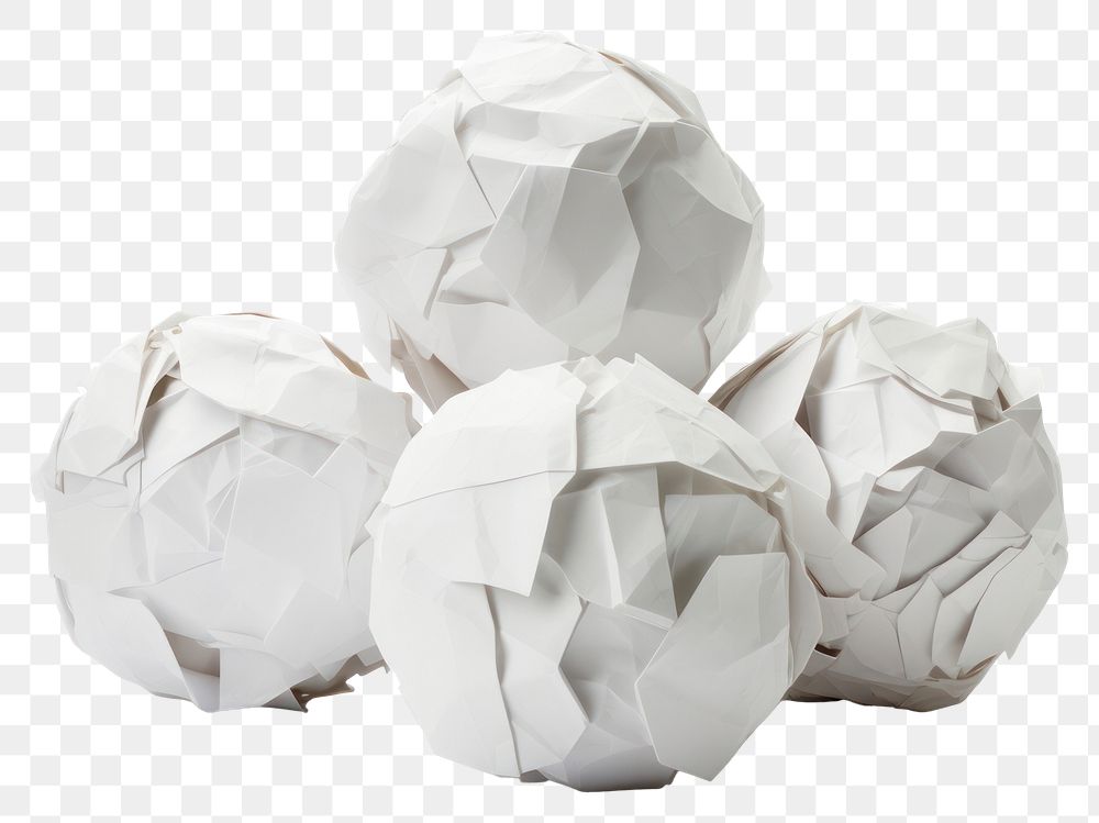 PNG Paper crumpled origami white. AI generated Image by rawpixel.