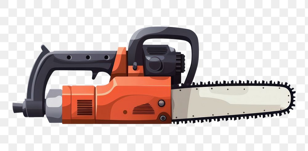 PNG Chainsaw tool white background equipment. AI generated Image by rawpixel.