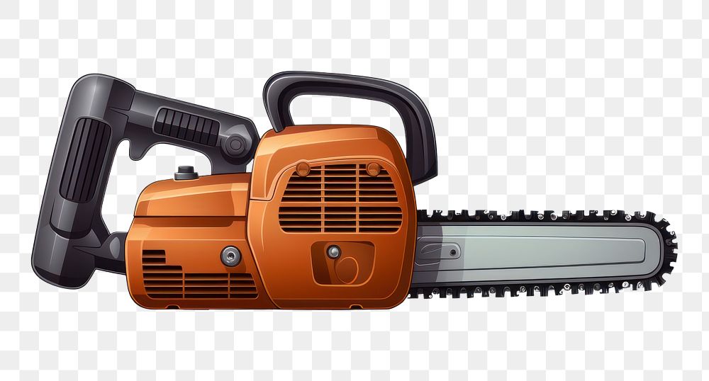 PNG Chainsaw tool white background technology. AI generated Image by rawpixel.