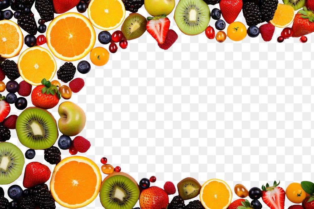 PNG Fruit backgrounds strawberry blueberry. AI generated Image by rawpixel.